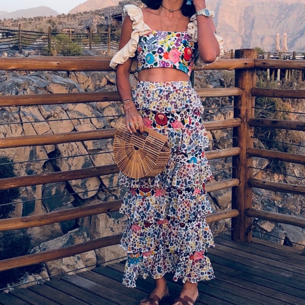 All Things Mochi Floral Print Petra Skirt